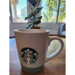 2021 Starbucks Green Stripes Siren Logo Coffee Cup Tea Mug | 10oz